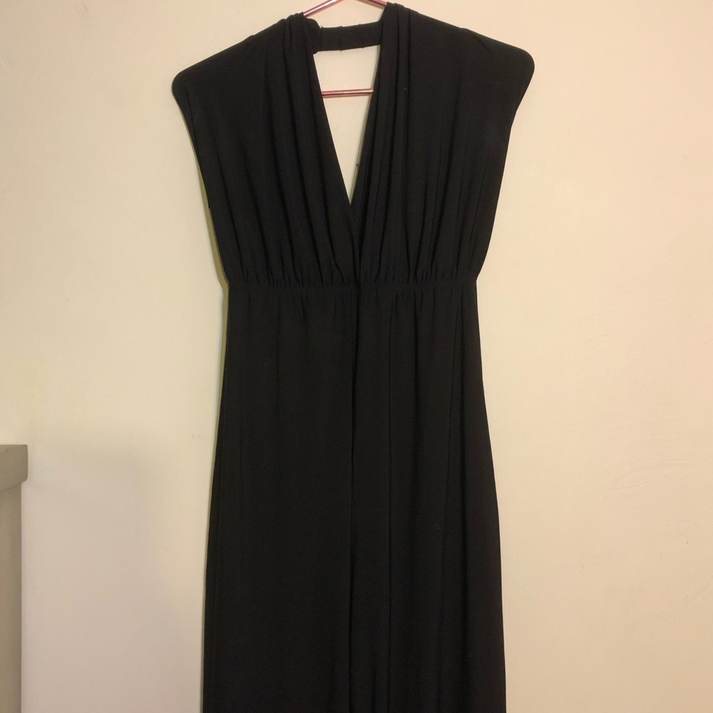 Black halter jumpsuit